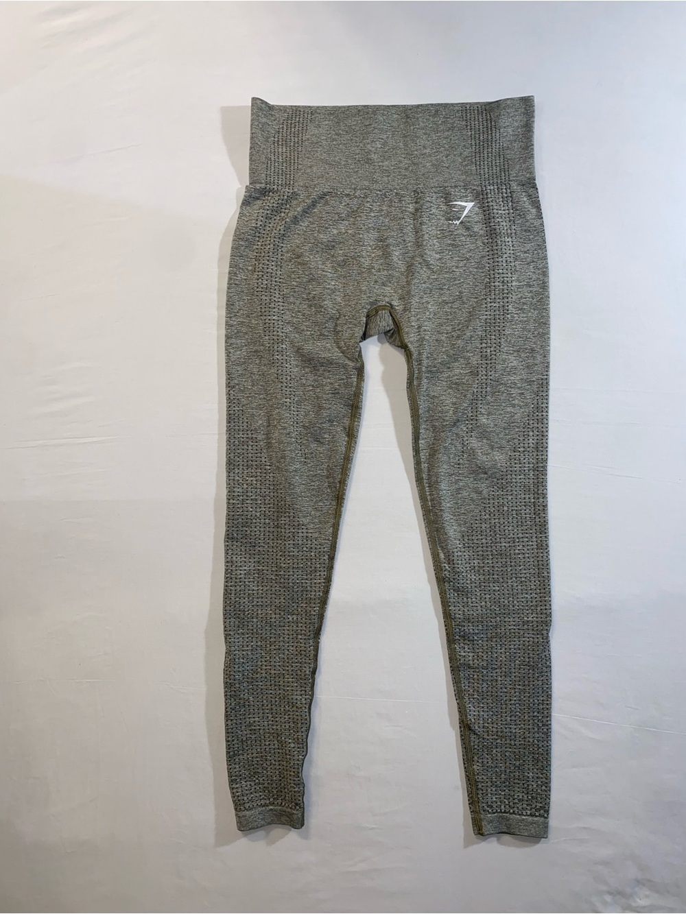 Gymshark Seamless High-Waist Leggings in Heather Gray